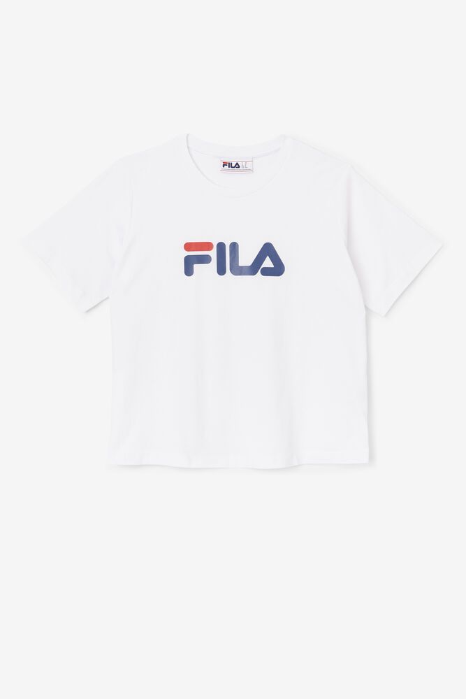 Fila T-Shirt Womens White - Thea - Philippines 4529670-HK